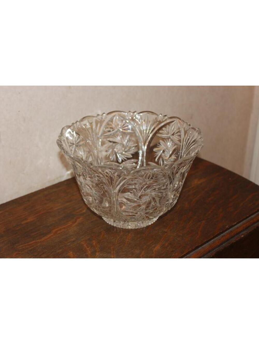 Vintage Edenburgh Large Lead Crystal Bowl